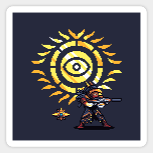 Osiris and Sagira Pixel Art Magnet